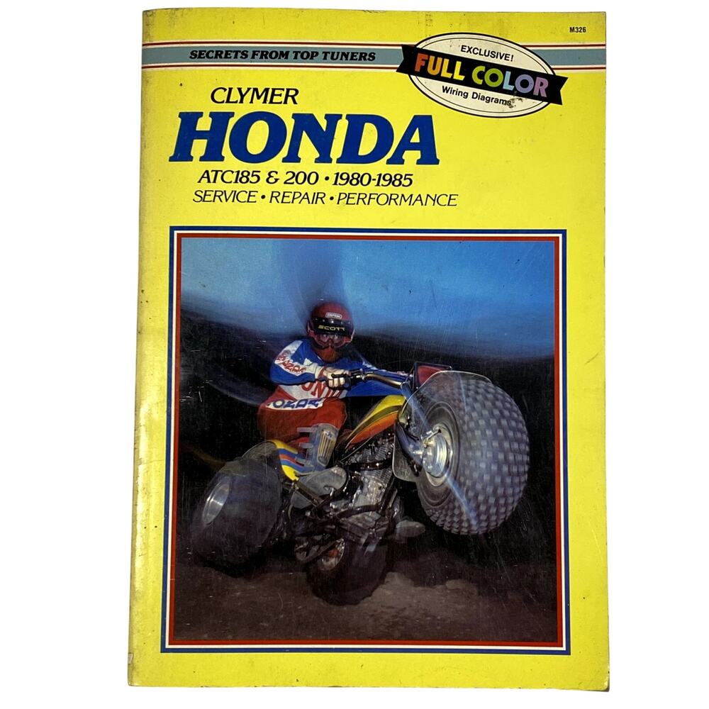 Clymer Honda ATC185 & 200 1980-1985 Service Repair Manual M325 Three Wheeler